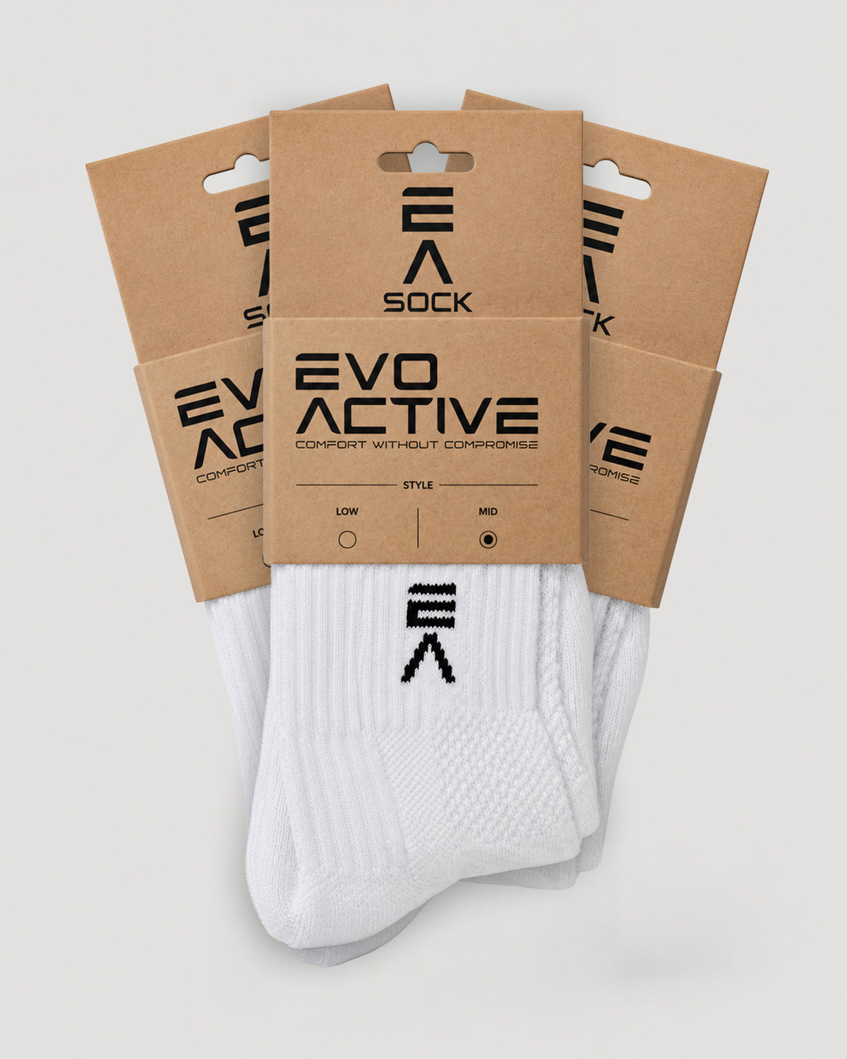 Elevate Mid Socks (comes in pairs)