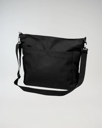 Midnight black EVOActive tote bag designed for everyday carry, suitable for gym essentials and daily use