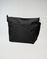Midnight black EVOActive tote bag presented as a durable carry option for gym visits, and everyday use